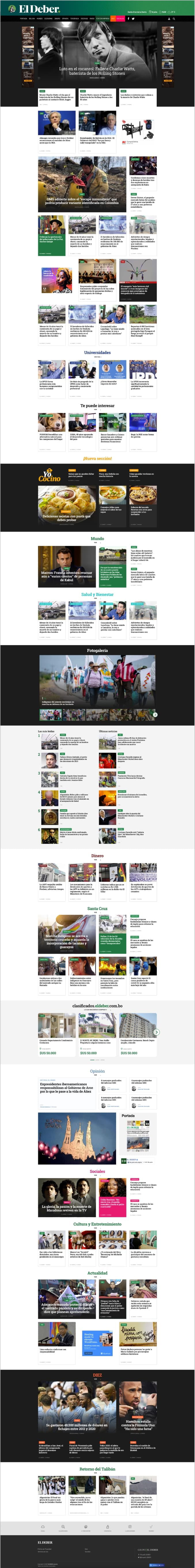 El Deber screencapture