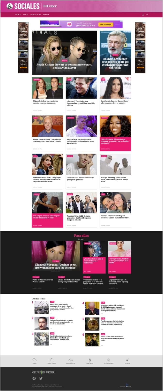 El Deber screencapture