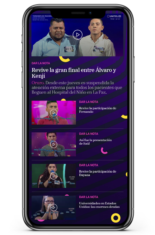 Unitel phone screencapture