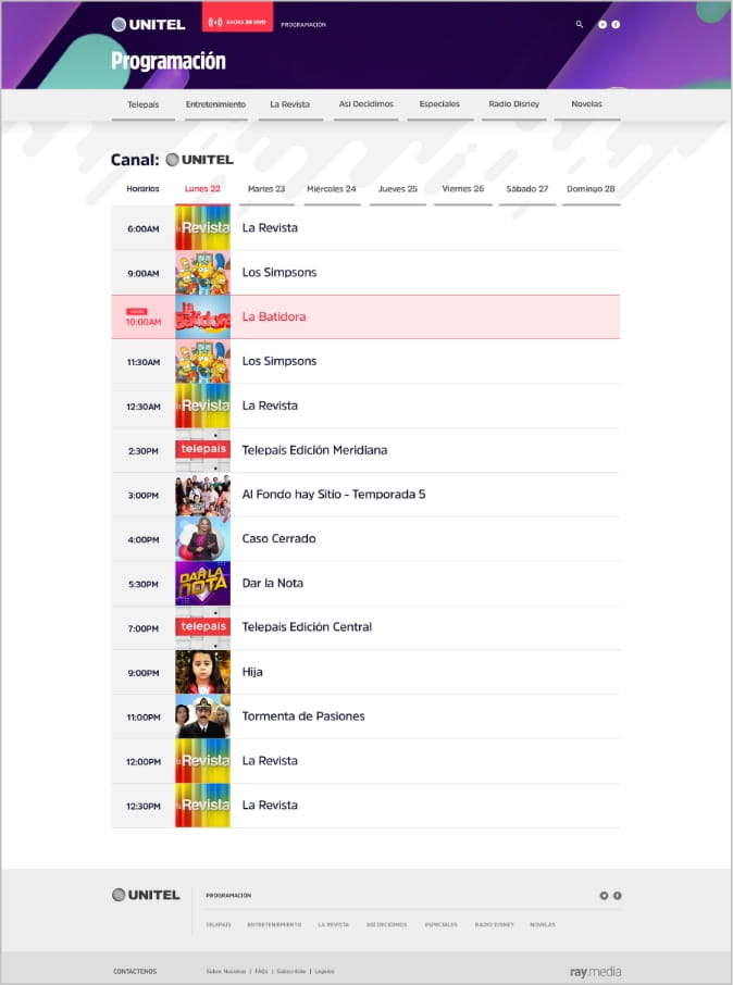 Unitel screencapture